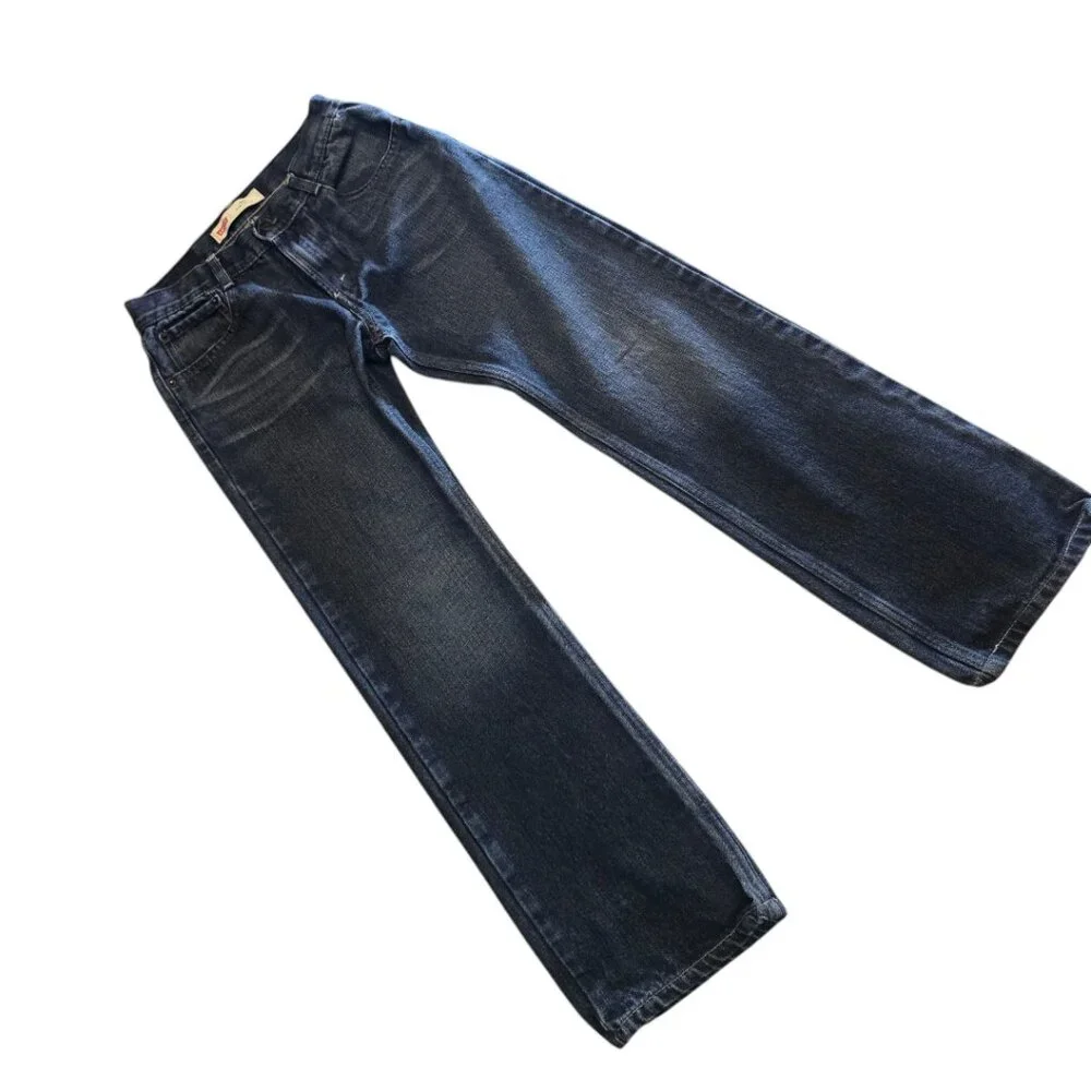 LEVI's Boy's 505 Straight Leg Denim Jeans sz 16